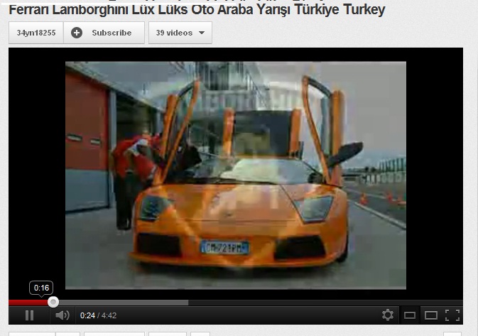 Ferrari Lamborghini Lüxs Oto Yarışı