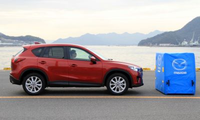 Mazda Akıllı Şehiriçi Fren Desteği Gelişmiş Güvenlik Teknolojisini Yeni Mazda CX-5 Crossover SUV ile Sunuyor..