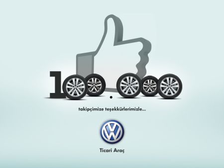 Volkswagen Ticari Araç Facebook’ta 100 bin takipçiye ulaştı…