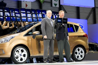 Göz alıcı tasarıma sahip yeni Ford B-MAX ilk kez 2012 Cenevre Otomobil Fuarı’nda sergileniyor.