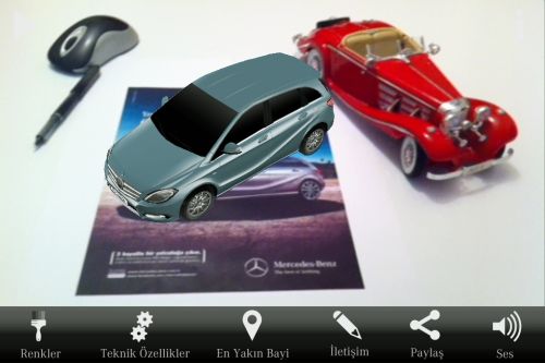 Mercedes-Benz Magic uygulaması.
