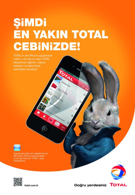 Şimdi en yakın Total cebinizde.