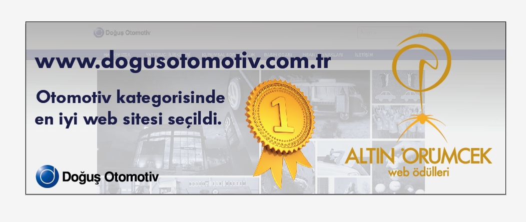 Altın Örümcek Ödülleri’nde halkın tercihi Doğuş Otomotiv internet sitesi oldu.