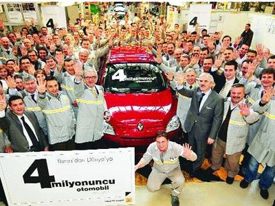 Oyak Renault’nun 4 Milyonuncu Otomobil Gururu.