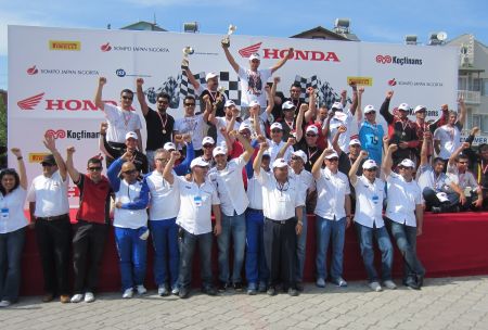 Motosikletle Güvenli Sürüşü Destekleyen Honda Gymkhana Fethiye’de.