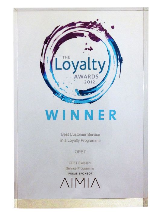 OPET’in ‘Kusursuz Hizmet’ine The Loyalty Awards’tan ödül