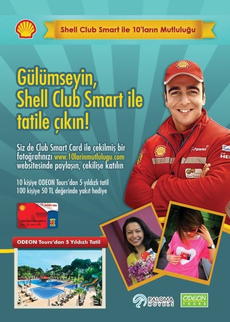 GÜLÜMSEYİN, SHELL CLUB SMART İLE TATİLE ÇIKIN!
