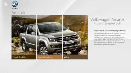 Windows 8’de dünyanın ilk otomotiv uygulaması Volkswagen Ticari Araç’tan