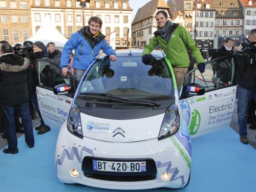 Elektrikli Citroën C Zero Dünya Turunu Tamamladı