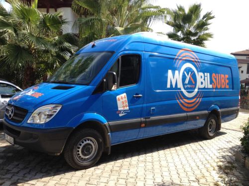 Mercedes-Benz Sprinter Panelvan ile Yurtiçi Kargo Mobil Şube