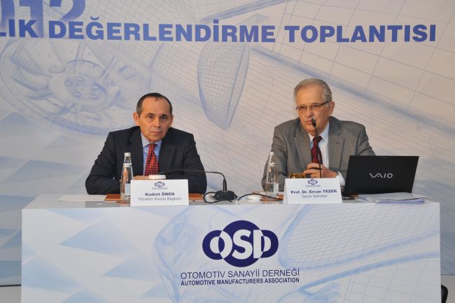 Otomotiv Sanayii Derneği (OSD) Tarafından Hazırlanan ‘Yıllık Değerlendirme Raporu’na Göre; 2013 yılı 2012’den iyi olacak