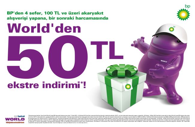 BP ve Worldcard’dan yeni yılın ilk kampanyası