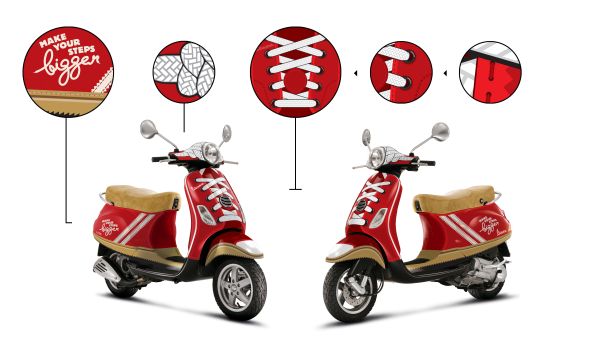 VESPA LX 150’yi “Kiss” tasarımı aldı