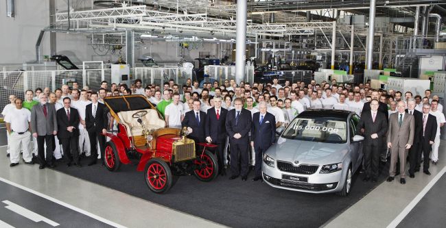 Skoda 15 Milyonuncu Aracını Üretti