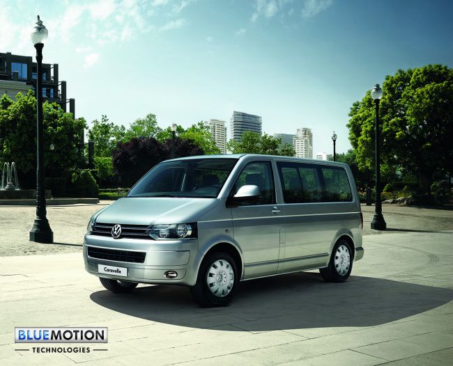Volkswagen Caravelle BlueMotion Teknolojisi ile  şimdi daha çevreci ve tasarruflu