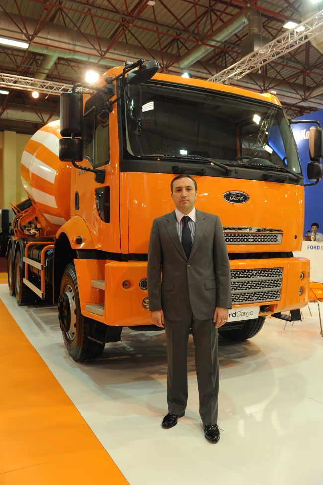 Ford Cargo İnşaat Serisi’nin 2 Mikser modeli Beton Fuarı’nda tanıtıldı