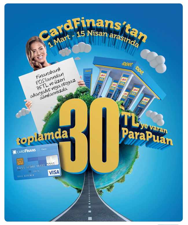 CARDFİNANS’LA OPET’TE PARAPUAN YAĞMURU