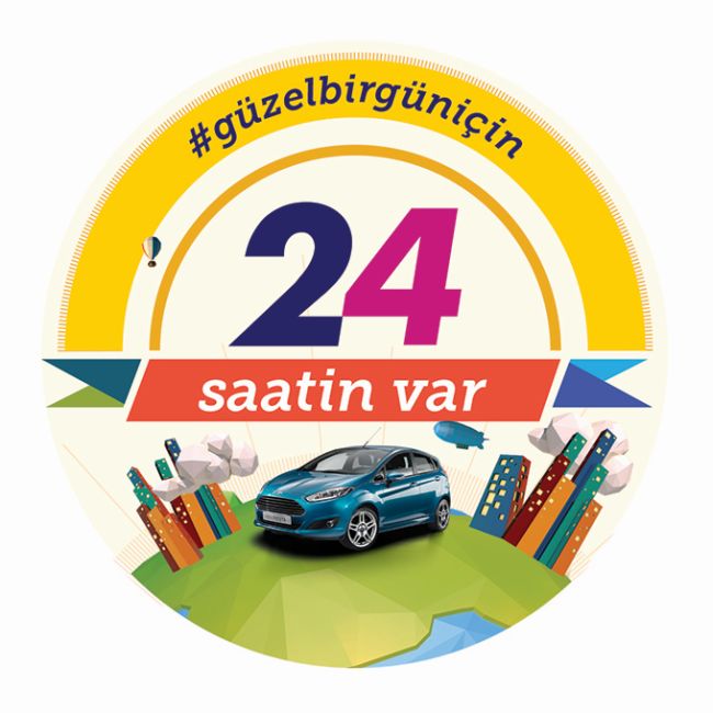 Yeni Ford Fiesta’yla  #güzelbirgüniçin 24saatinvar.com!