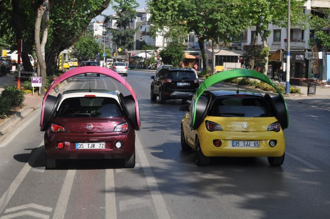 Opel ADAM İstanbul Caddelerinde