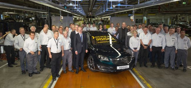 Yeni Opel Insignia’nın seri üretimi Rüsselsheim tesisinde başladı.