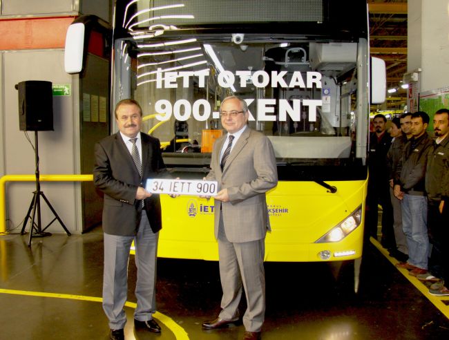Otokar İETT’nin 900. aracını üretti