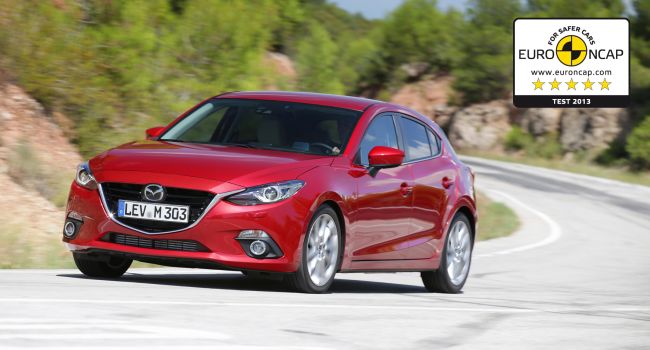 Yeni Mazda3’e Euro NCAP’ten Beş Yıldız