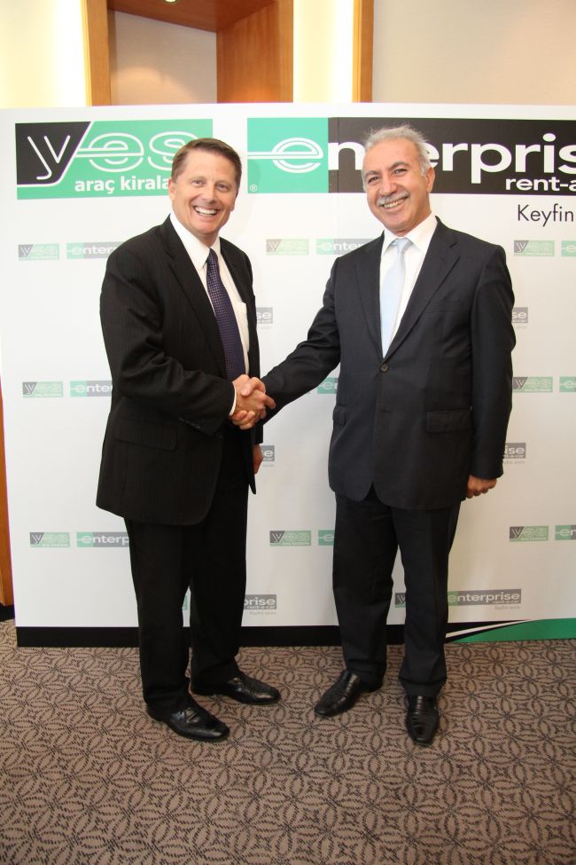 DÜNYA ARAÇ KİRALAMA DEVİ “ENTERPRISE”  TÜRKİYE’DE “YES OTO” DEDİ