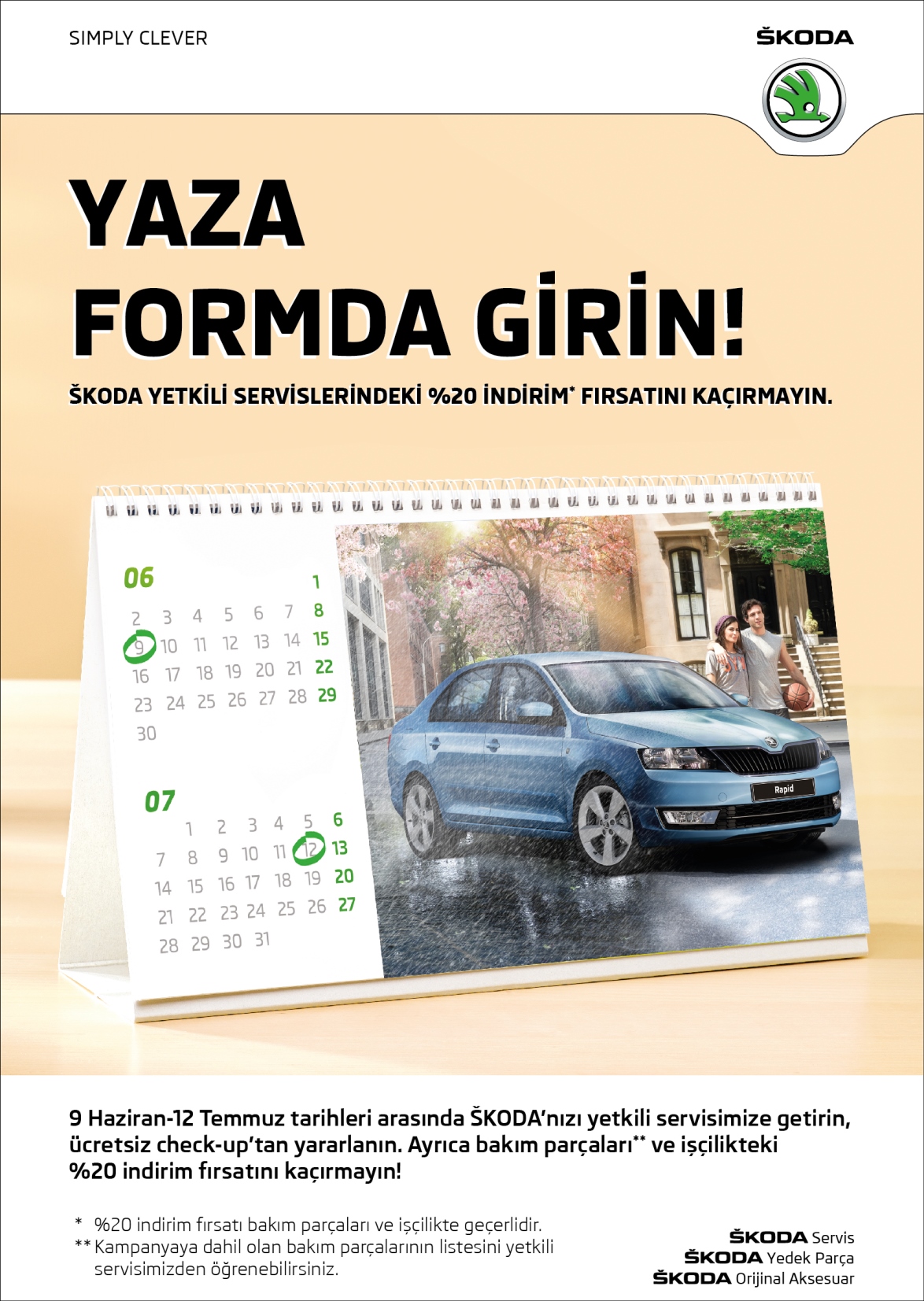 Skoda’dan Yaz Bakım Kampanyası