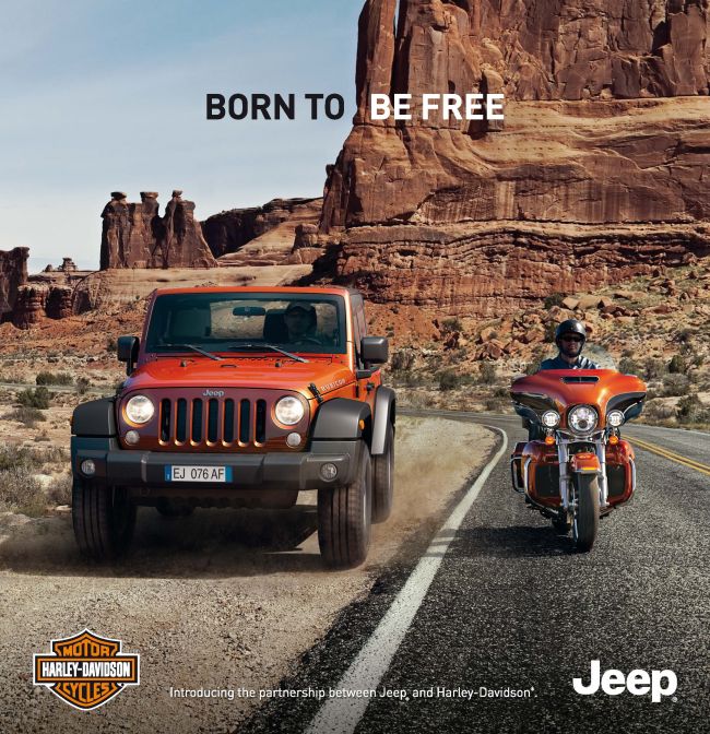 Efsanevi markalar Jeep® ve Harley-Davidson®  güçlerini birleştirdi!