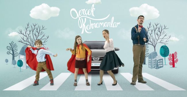 TOYOTA’NIN GERÇEK KAHRAMANLARI  TRAFİK GÜVENLİĞİ İÇİN UYARIYOR