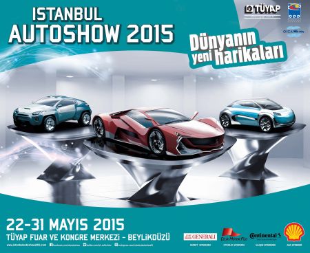 22-31 Mayıs 2015 tarihlerinde düzenlenecek İstanbul Autoshow 2015 için geri sayım başladı