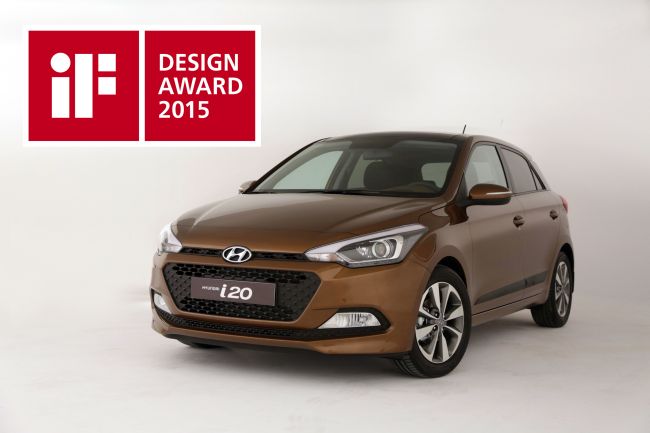İZMİTLİ HYUNDAI i20, PRESTİJLİ IF DESIGN 2015  YILIN TASARIMI ÖDÜLÜNÜ KAZANDI
