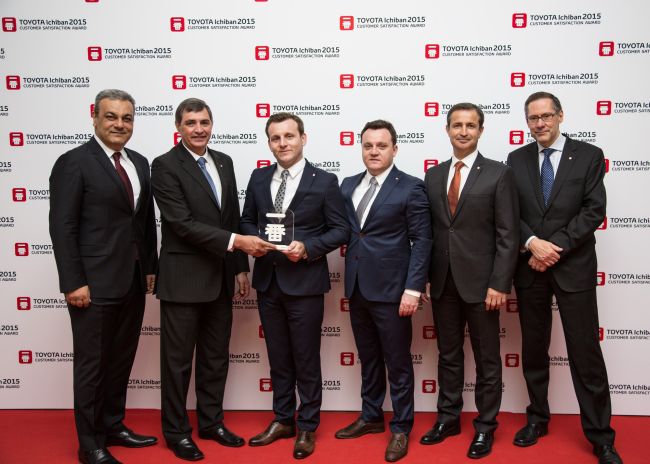 TOYOTA’NIN AVRUPA MÜŞTERİ MEMNUNİYETİ  “ICHIBAN” ÖDÜLÜ TOYOTA PLAZA ÇAVDARLI’NIN