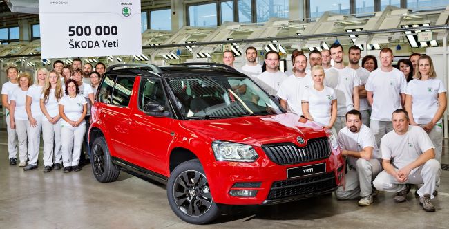Skoda Yeti 500 Bin Adetlik Üretimi Aştı