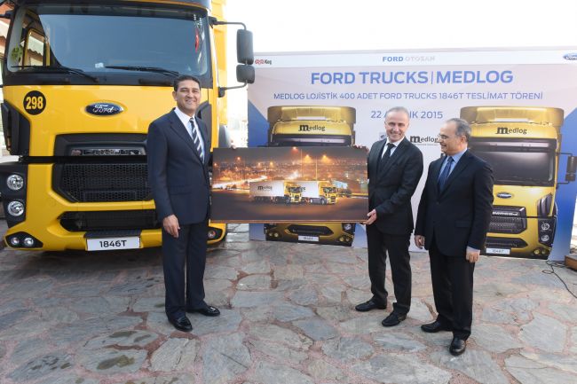 Ford Otosan tarihinin en büyük çekici filo teslimatını Medlog Lojistik ile gerçekleştirdi
