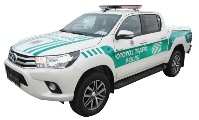Emniyet Genel Müdürlüğü de  Zorlu Şartlar için Toyota Hilux’ı Seçti