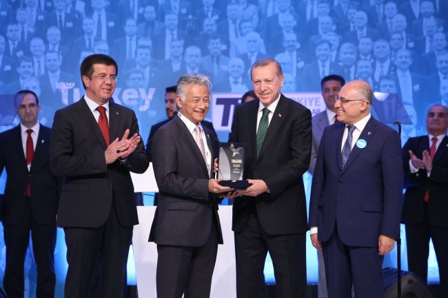 Toyota Otomotiv Sanayi Türkiye’ye İhracat Ödülü