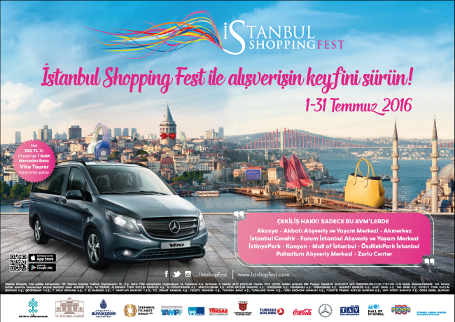 Mercedes-Benz Vito Tourer kazanma fırsatı İstanbul Shopping Fest’te