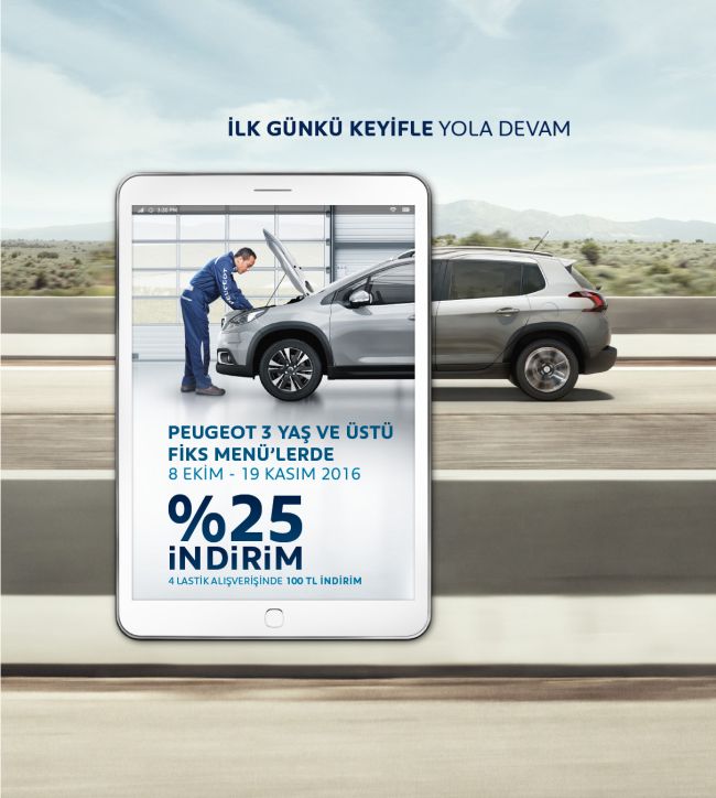 Peugeot’nuz ile İlk Günkü Keyifle Yola Devam