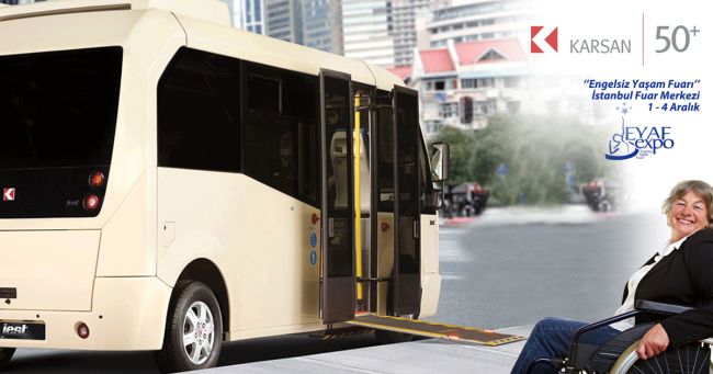 Türkiye’nin Tek Yerli Engelli Dostu Minibüsü Karsan Jest EYAF’ta!