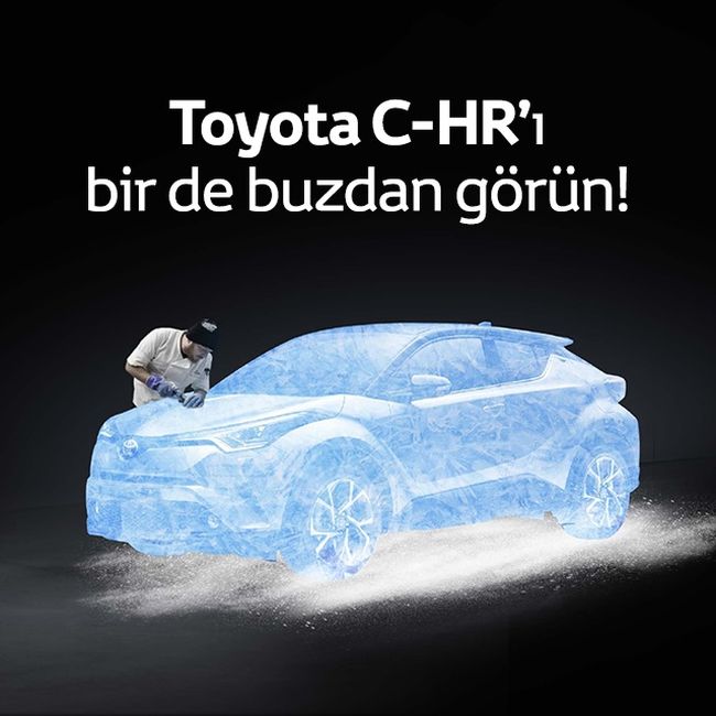 10 Ton Buzdan Toyota C-HR  Zorlu AVM’de