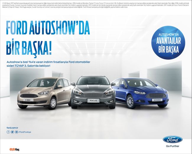 Ford’dan Autoshow’a özel kaçırılmayacak kampanya