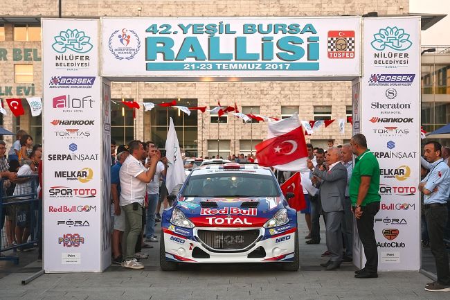 AVCI-GÜCENMEZ ikilisi Peugeot 208 T16 R5 ile Bursa’da ikinci sırada