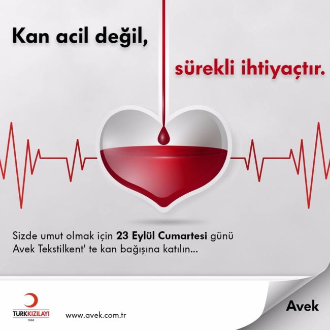 Avek çalışanları ve müşterilerinden kan bağışı kampanyası