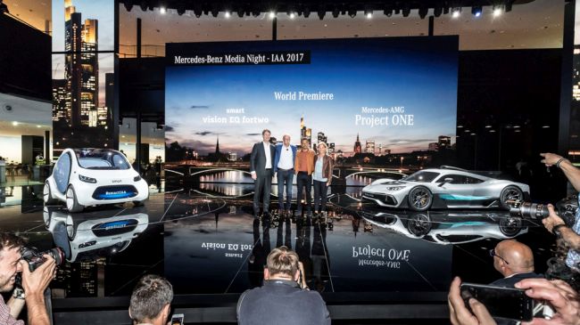 Mercedes-Benz, yakıt hücreli hibrit otomobili ile Uluslararası Frankfurt Otomobil Fuarı’nda