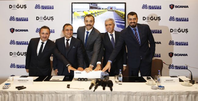 Martaş Group’a 100 Adet Yeni Nesil Scania Teslim Edildi