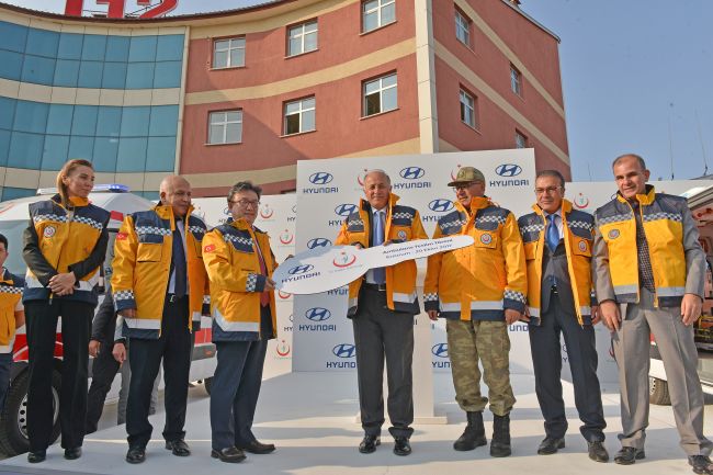 Hyundai Assan’dan Erzurum İl Sağlık Müdürlüğü’ne İki Adet Ambulans.