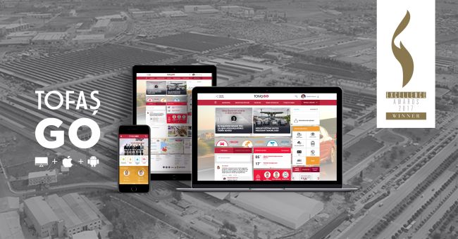 Tofaş’ın Yeni Intranet Uygulaması TofaşGO’ya European Excellence Awards’tan Ödül!