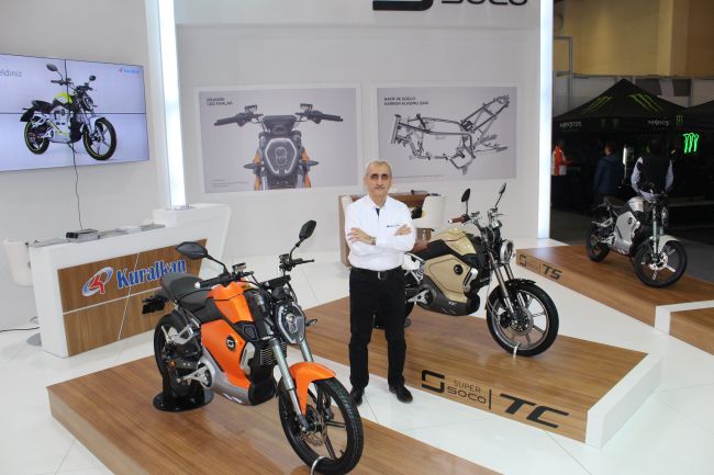 Motorbike 2018’in Gözdesi Türkiye’nin İlk Elektrikli Motosikleti  “SUPER SOCO “ Oldu