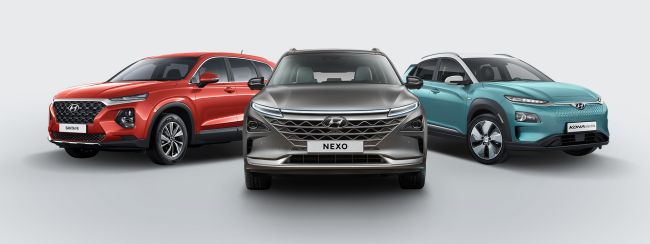 Hyundai’nin SUV Çıkarması: NEXO, Santa Fe ve KONA Electric.